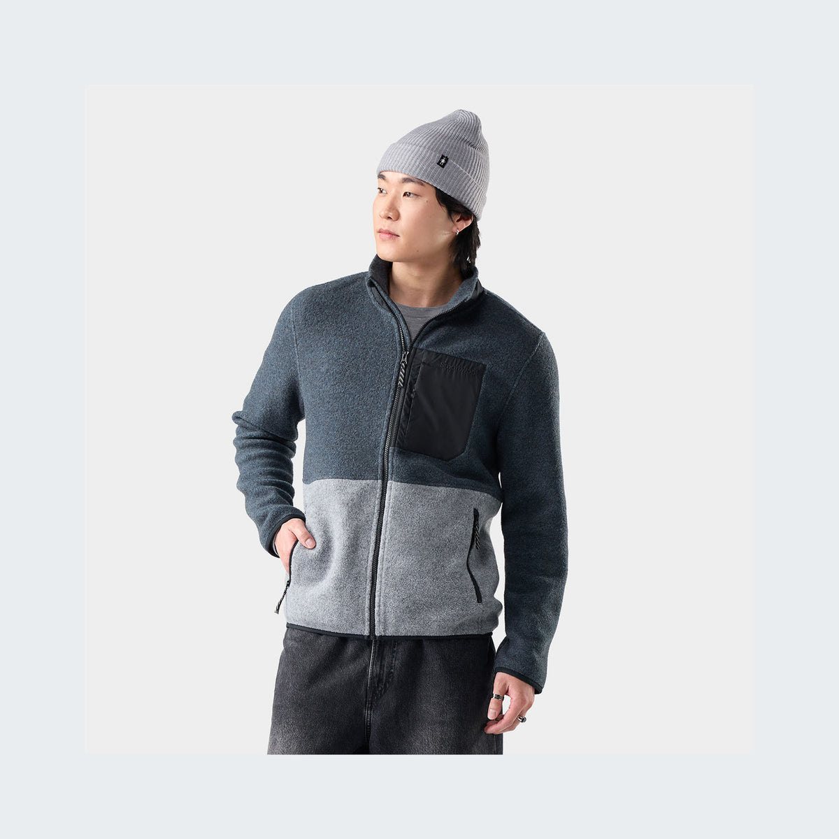 Light Gray/Deep Navy