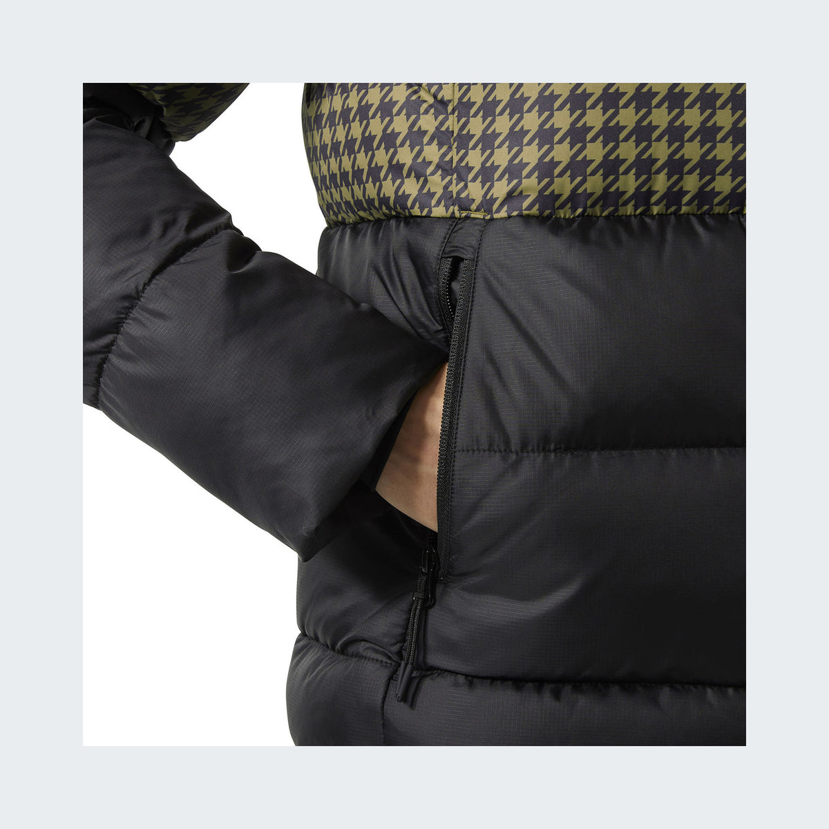 718 - Sepia Houndstooth Aop